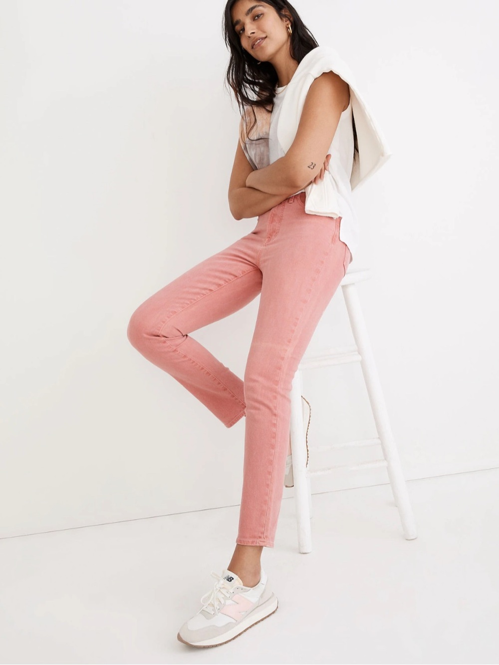 Madewell Perfect Vintage Jean Botanical Dye Edition in Sunset Wash size 27